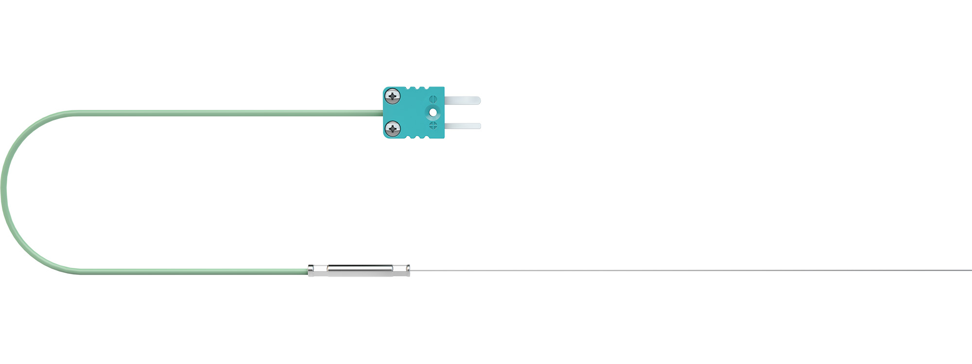 Miniatur-Mantelthermoelement mit Leitung und Miniatur-Steckverbinder - Second Image