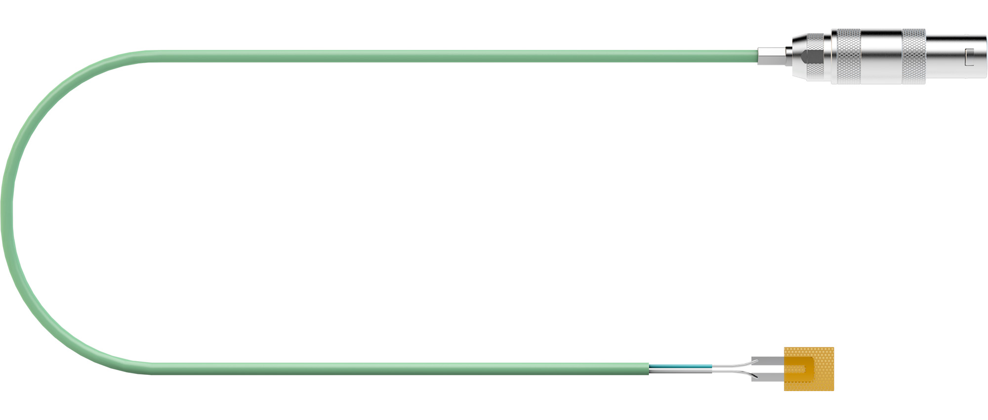 Selbstklebendes Oberflächenthermoelement mit Leitung und LEMO®-Steckverbinder - Second Image