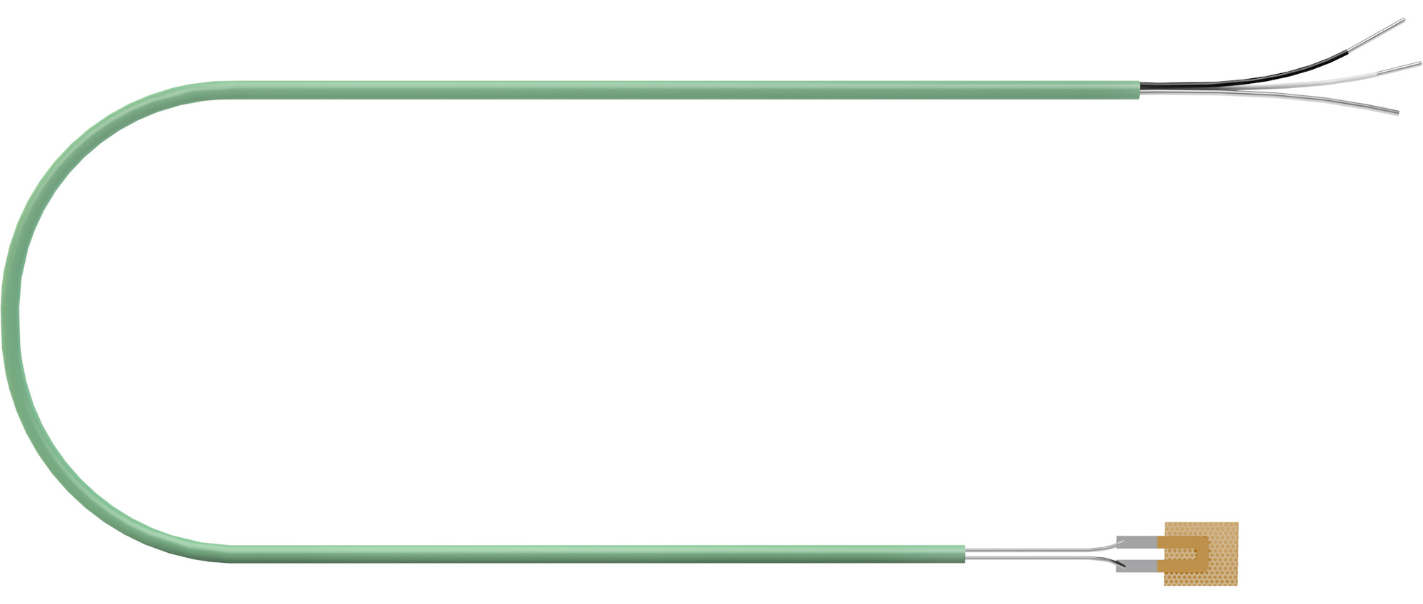 Selbstklebendes Oberflächenthermoelement mit Leitung und freien Enden - Second Image